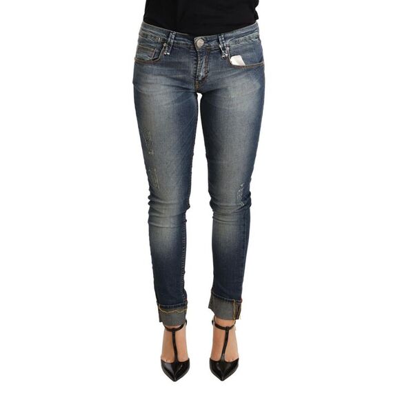 Acht Skinny Distressed Jeans Women Blue Jeans & Pants - Picture 1 of 4